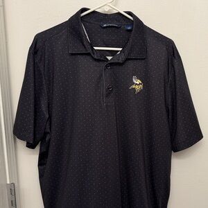 Minnesota Vikings Cutter & Buck Black Polo